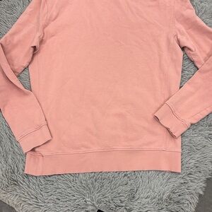 H&M Pink Pullover Sweatshirt with Hood LS Hoodie Slim Fit Pocket Women’s M